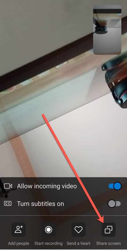 share screen skype android iphone