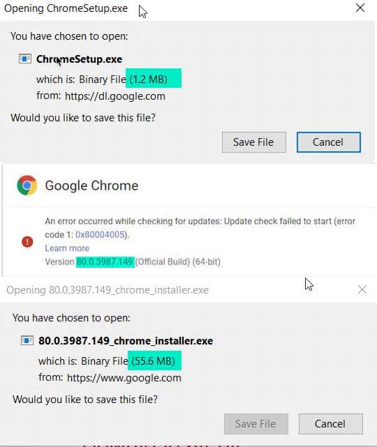 offline google chrome download for pc