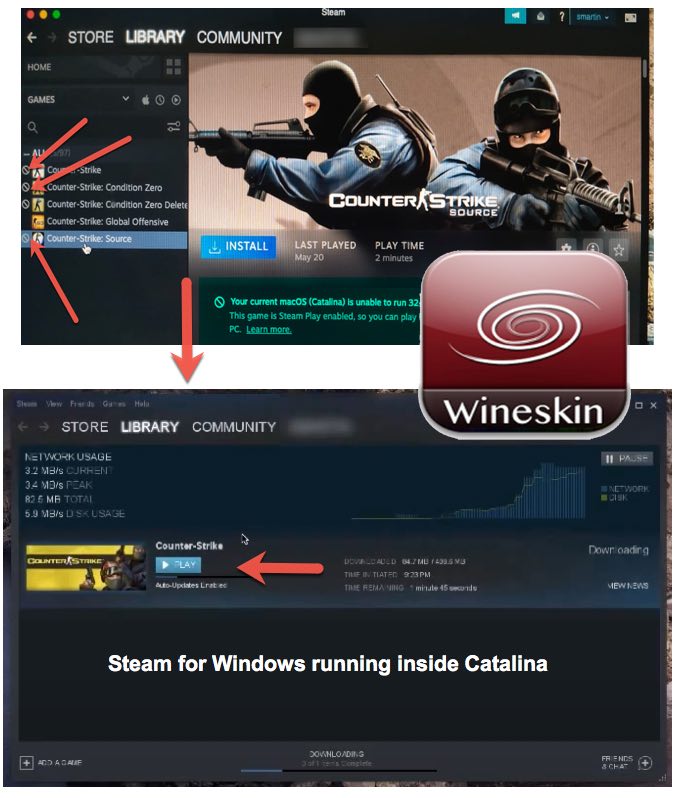 how to use wineskin mac