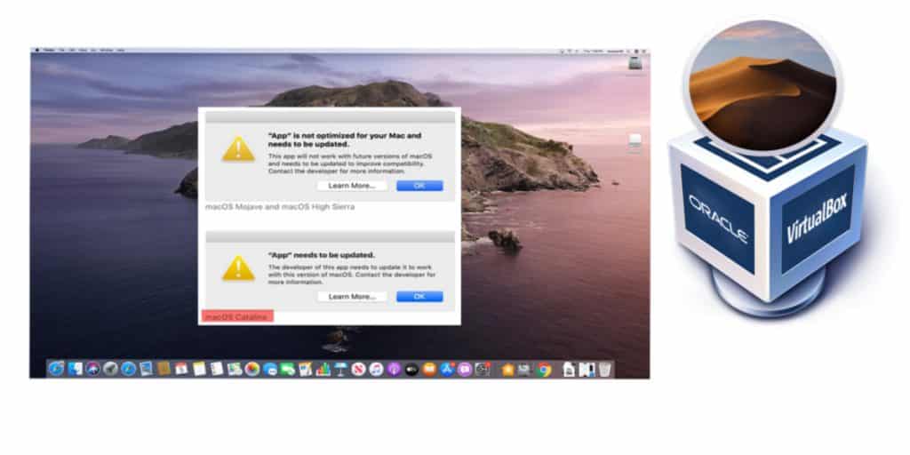 Install 32 bit apps catalina app needs to be updated