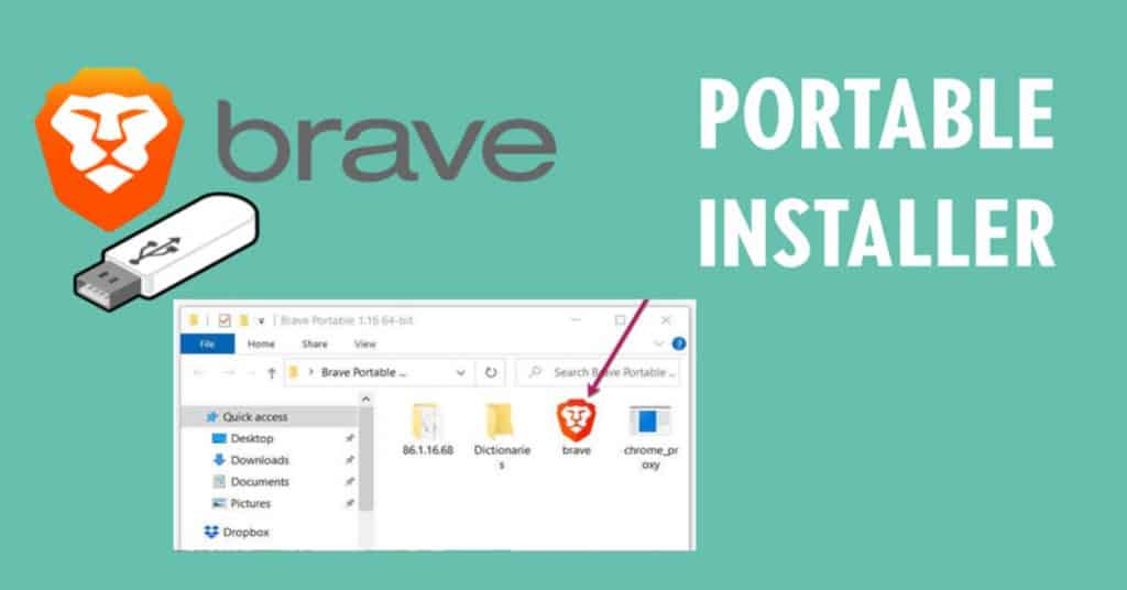 Brave portable download