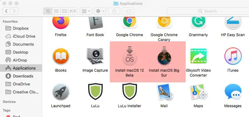 download macOS full installer