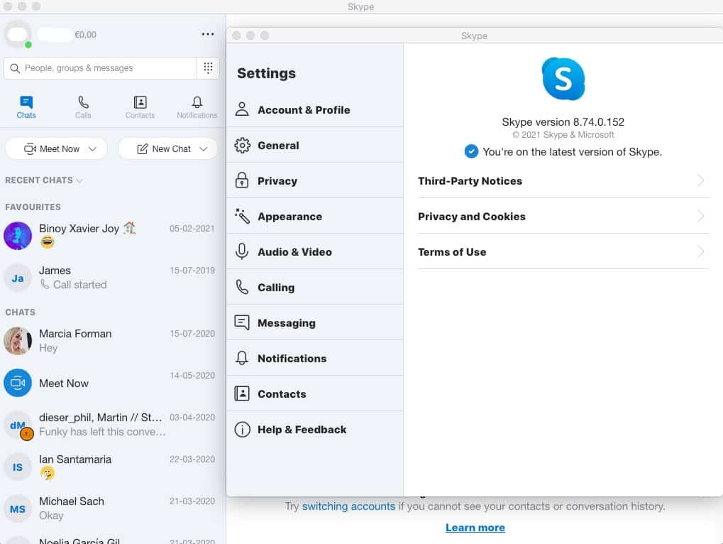 Skype for Mac download