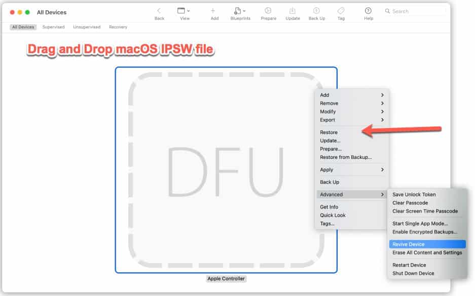 macOS Big Sur & Monterey ipsw firmware