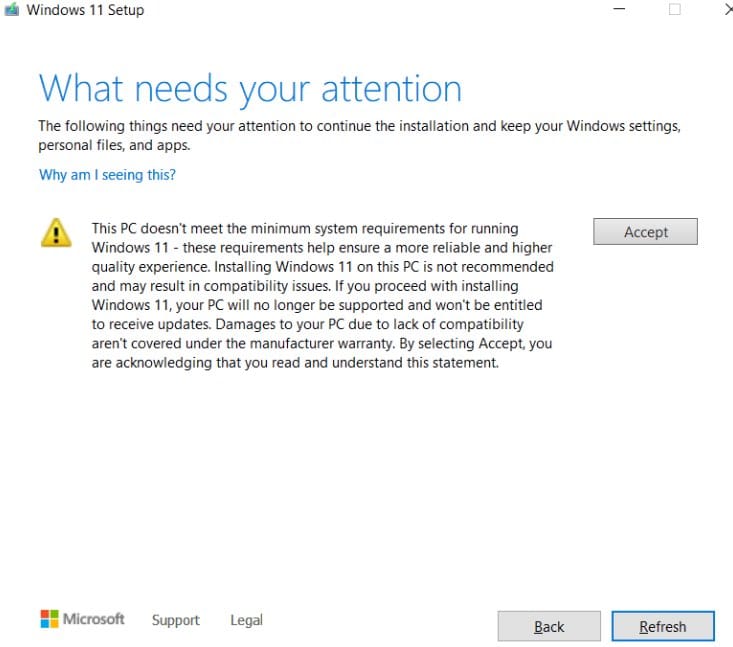 Bypass Windows 11 TMP 2.0 check
