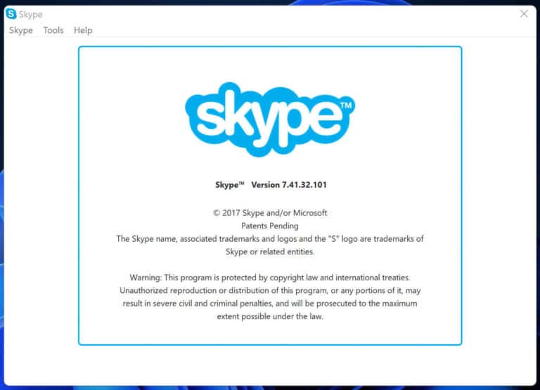 Download old Skype Classic Installer