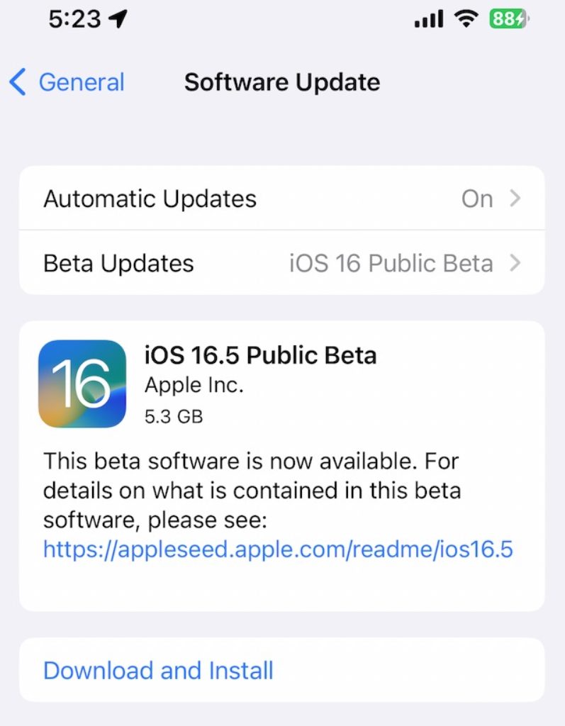 download iOS 16.5 ipsw