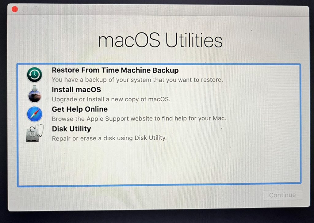 recover macOS with USB installer (Windows)