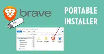 Download Brave browser portable for Windows (64/32-bit installer)